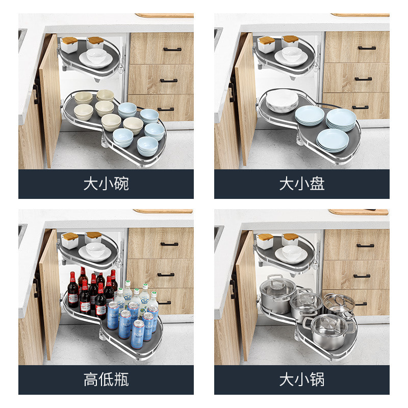 Tủ bếp Kệ góc kéo ra